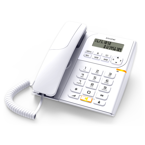 Ενσύρματο τηλέφωνο Alcatel T58 CE Analog Corded Phone - White Ενσύρματο τηλέφωνο Alcatel T58 CE Analog Corded Phone - White
